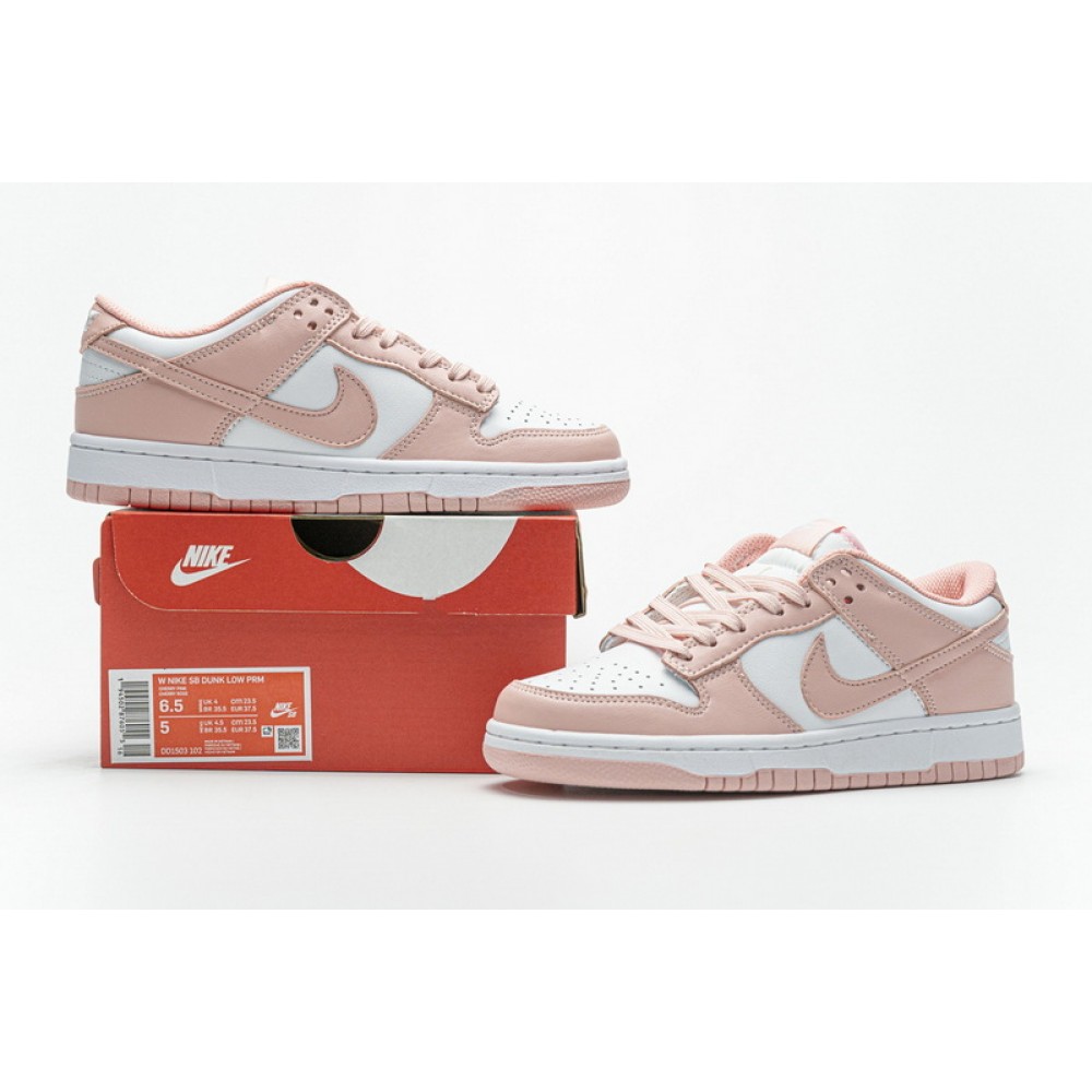 orange and pink nike dunks